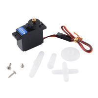 JX PDI-9180MG 10g 180 degrés Engrenage de direction en métal et plastique pour voiture RC, accessoires de mise à niveau, moteur 4.8V-6V avec emballage en boîte colorée