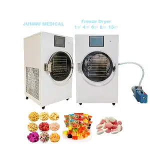 Junmu best quality china manufacturer stainless steel 8 trays food grade freeze dryer drying