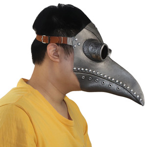 Masque steampunk Horrible masque de médecin oiseau steampunk Masque de <span class=keywords><strong>peste</strong></span> Bec long Cosplay Fête Costume d'Halloween - Product Image 4