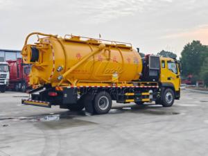 Camion de nettoyage des égouts combiné FOTON AUMAN à 6 roues, 15 mètres cubes, Euro 3/5, disponible en version LHD/RHD, personnalisable en usine, export - Product Image 6