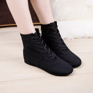 Zapatos <span class=keywords><strong>de</strong></span> baile <span class=keywords><strong>de</strong></span> <span class=keywords><strong>lona</strong></span> con cordones <span class=keywords><strong>para</strong></span> mujer, <span class=keywords><strong>zapatillas</strong></span> <span class=keywords><strong>de</strong></span> <span class=keywords><strong>Ballet</strong></span> Pointe <span class=keywords><strong>para</strong></span> mujer - Product Image 1