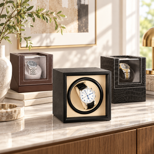Boîte remontoir de montres automatique personnalisée avec logo, rotative, silencieuse, pour montres mécaniques, avec affichage et fonction d'oscillation, pour usage domestique - Product Image 3