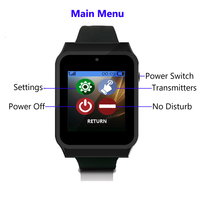 Système d'appel sans fil intelligent pour restaurant : Pager, bipeur, montre-bracelet réceptrice avec 9 boutons d'appel