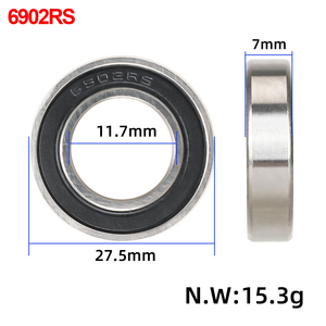 ตลับลูกปืนร่องลึกสำหรับจักรยาน6904RS F698Z 6810RS 6902RS 6901RS ตลับลูกปืนส่วนบางขนาดเล็กทำจากสเตนเลส - Product Image 4