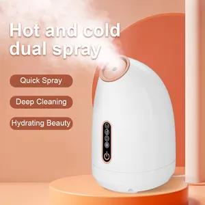 Multifunction high frequency professional hot and cold sprayer facial steamer nano vapozone aromatherapy face steamer