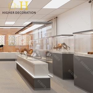 <span class=keywords><strong>Vitrine</strong></span> de musée personnalisée <span class=keywords><strong>Vitrine</strong></span> de musée à <span class=keywords><strong>colonne</strong></span> durable Présentoir en verre pour l'exposition de musée - Product Image 5