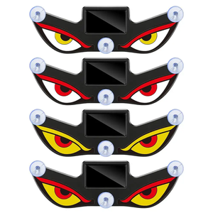 Nouvelle lumière d'avertissement clignotante LED solaire décorative « Devil Eye » pour pare-brise <span class=keywords><strong>de</strong></span> camion avec panneau d'affichage flexible - Product Image 2