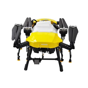 Drone semprotan pertanian 4 sumbu 16L, semprotan pertanian kabut pertanian pesawat Crop UAV Dron Agricola , Drone pertanian