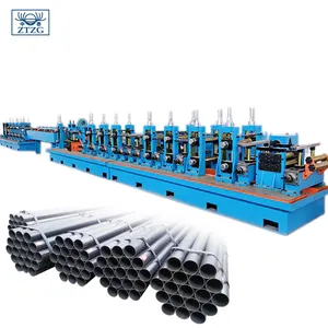 Tubes Cold Roll Forming Machine For Pipes Steel Pipe Making Machine ERW Carbon Steel Production Line