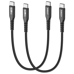 Muestra gratuita SUNGUY Cable USB C con MOQ bajo, certificado CE RoHS, cable de alimentación tipo C de 60W, cable de carga rápida de datos para teléfono móvil y coche - Product Image 1