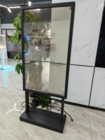 Écran publicitaire extérieur OLED étanche et lisible au soleil de 55 pouces, totem Android IP65 3000 Nits pour magasin de détail