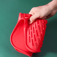 Tapis de table durables en silicone Tapis de séchage de vaisselle résistants à la chaleur en silicone pour la cuisine