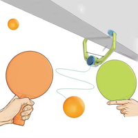 Entrenador Automático de Pelotas de Ping Pong para Niños, Juguete de Interacción Familiar para Interiores, Paleta de Ping Pong