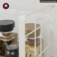 Étagère à épices de cuisine à deux niveaux grande capacité étagère de rangement pour bouteilles d'assaisonnement organisateur de comptoir