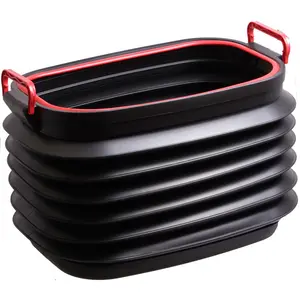 37 liters thickened foldable fish camping telescopic car wash brush trunk storage foldable bucket
