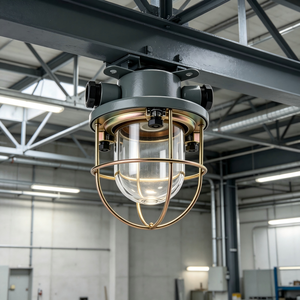 Lámpara Colgante Incandescente Marina de 60W 110V 220V, Cuerpo de Acero, IP56 Impermeable, Lámpara de Cabina E27 de Montaje en Superficie - Product Image 3