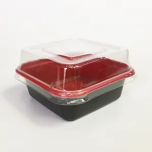 물집 간식 신선한 과일 샐러드 포장을 위한 돔 뚜껑을 가진 처분할 수 있는 명확한 음식 플라스틱 콘테이너