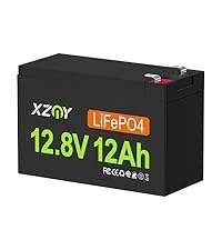 XZNY Kompakte Deep-Cycle 12V 12Ah LiFePO4 Batterie mit integriertem 20A BMS, wiederaufladbares USV-System als Ersatz für Solar-Scooter - Product Image 2
