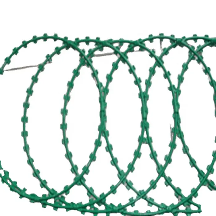 かみそりワイヤーフェンス/かみそり有刺鉄線/亜鉛メッキコンサーティーナかみそり刃ワイヤー中国直接工場