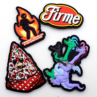 Joli patch en PVC personnalisé, logo brodé 3D en silicone, de haute qualité, durable, en caoutchouc, pour personnalisation