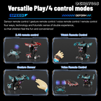 El más nuevo Control remoto 2,4g Deformación Rc Stunt Robot Vehicle Car Toy para niños