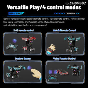 El más nuevo Control remoto 2,4g Deformación Rc Stunt Robot Vehicle Car Toy para niños - Product Image 5