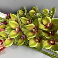 Fleurs de simulation 3D imprimées de haute qualité pour décoration intérieure fleurs arrangement de mariage décoration de fenêtre fleur d'iris