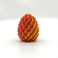 Balle de slime déformable imprimée en 3D, jouet créatif anti-stress à torsion, nouveau modèle d'œuf de dragon rotatif et déformable