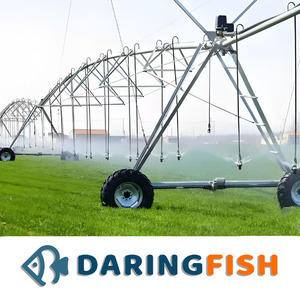 Système d'irrigation à pivot central à roulement métallique DaringFish 30-45m pour usage agricole, anti-corrosion, <span class=keywords><strong>pistolet</strong></span> de pulvérisation compatible IoT - Product Image 4
