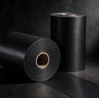 Rouleau robuste imperméable pour fondations murales et travaux de maçonnerie, membrane d'étanchéité DPC 500 µm