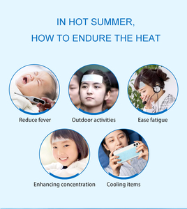 新入荷 無副作用 発熱用ソフトジェル 子供用 不快感解消 即効性冷却 ベビー冷却ジェルパッチ - Product Image 5