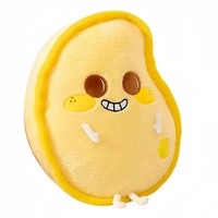 Usine Oem Personnaliser Alimentaire Jouets En Peluche Mignon Mangue Jaune Jouets En Peluche Oreiller Coussins En Peluche Jouets Ensembles Nouveau-Né Convient