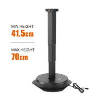 Système de trépied motorisé E-IMAGE GAM160 avec moteur électrique et télécommande, charge maximale 30 kg pour caméra PTZ