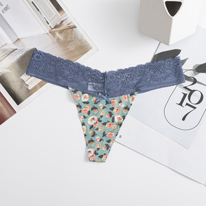 Perizoma in Pizzo per Ragazze, Asciugatura Rapida, Antibatterico, Senza Cuciture, Intimo Sexy - Product Image 5