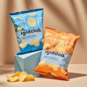 Sacs d'emballage en plastique de qualité alimentaire en aluminium imprimés sur mesure en gros pour chips, bonbons, tranches de <span class=keywords><strong>banane</strong></span>, sacs à scellage arrière - Product Image 6
