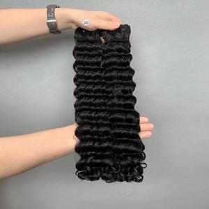 Cabello Humano Indio Virgen SDD en Paquetes de Ondas Profundas, Sin Enredos, Sin Caída, Paquetes de Cabello de Alta Calidad - Product Image 2