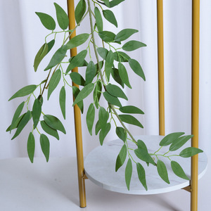 Feuilles de saule artificielles en soie, 100-200 cm, pour décoration de mariage et d'intérieur - Product Image 3