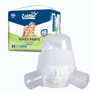 Soin pour adultes Tissu non tissé organique 3D anti-fuite Super Dry SAP Couches jetables épaisses pour adolescents <span class=keywords><strong>en</strong></span> vrac - Product Image 1