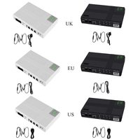 Mini UPS de 30000 mAh, 12 V, Salida de 12 V y 24 V, 110 V para Equipos de Internet y Energía Solar