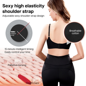Masseur de poitrine chauffant sans fil électrique OEM avec physiothérapie infrarouge et masseur vibrant pour l'augmentation de la poitrine - Product Image 4