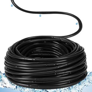 <span class=keywords><strong>Tuyau</strong></span> d'irrigation <span class=keywords><strong>goutte</strong></span> à <span class=keywords><strong>goutte</strong></span> brun et noir de 1/4 pouce avec espacement de 6 pouces pour le jardinage hydroponique domestique et les espaces verts publics - Product Image 2
