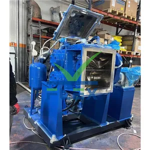 2.2KW-90KW pressure type stainless steel kneader clay mud machine for High temperature vulcanized silicone rubber