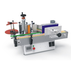Tabletop Flat <b>Bottle</b> Labeling Machine <b>Small</b> Vial Sticker Cosmetic Labeling Machine Plastic Round <b>Bottle</b> Labeling Machine - Product Image 2