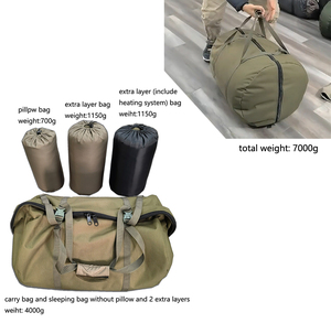 Sac de couchage Oxford pour lit de camping, le plus chaud avec 2 couches amovibles supplémentaires et système de chauffage - Product Image 6