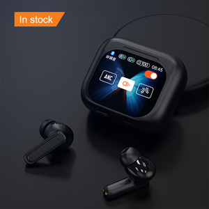 Écouteurs sans fil ANC BY-16 Écouteurs de jeu TWS étanches à écran LCD avec écran couleur Casque d'écoute téléphonique Casques - Product Image 1