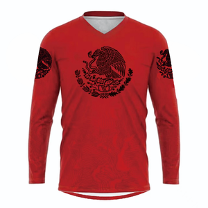 Mexique États-Unis populaire haute qualité moto moto motard <span class=keywords><strong>maillot</strong></span> <span class=keywords><strong>vtt</strong></span> MX BMX <span class=keywords><strong>descente</strong></span> Motocross t-shirt Moto équitation <span class=keywords><strong>maillot</strong></span> - Product Image 4