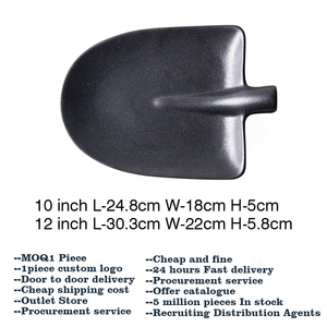 <span class=keywords><strong>Assiette</strong></span> à dîner en céramique noire mate en forme de bêche irrégulière de conception créative pièce maîtresse pour <span class=keywords><strong>le</strong></span> <span class=keywords><strong>restaurant</strong></span> - Product Image 6