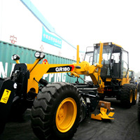 Niveleuse à moteur officielle GR180 6F+3R avec lame de 4270 mm, niveleuse à moteur robuste pour la construction
