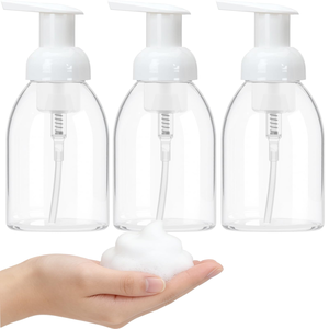 China Skin Care Serum & Lotion Plastic PET Cosmetic Bottles 300ml-760ml with <b>Pump</b> Press for Shampoo - Product Image 1
