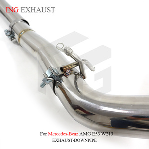 Système d'échappement ING échappement Catback pour Mercedes Benz <span class=keywords><strong>W213</strong></span> AMG <span class=keywords><strong>E53</strong></span> 3.0T silencieux en acier inoxydable avec soupapes accessoires de voiture - Product Image 3